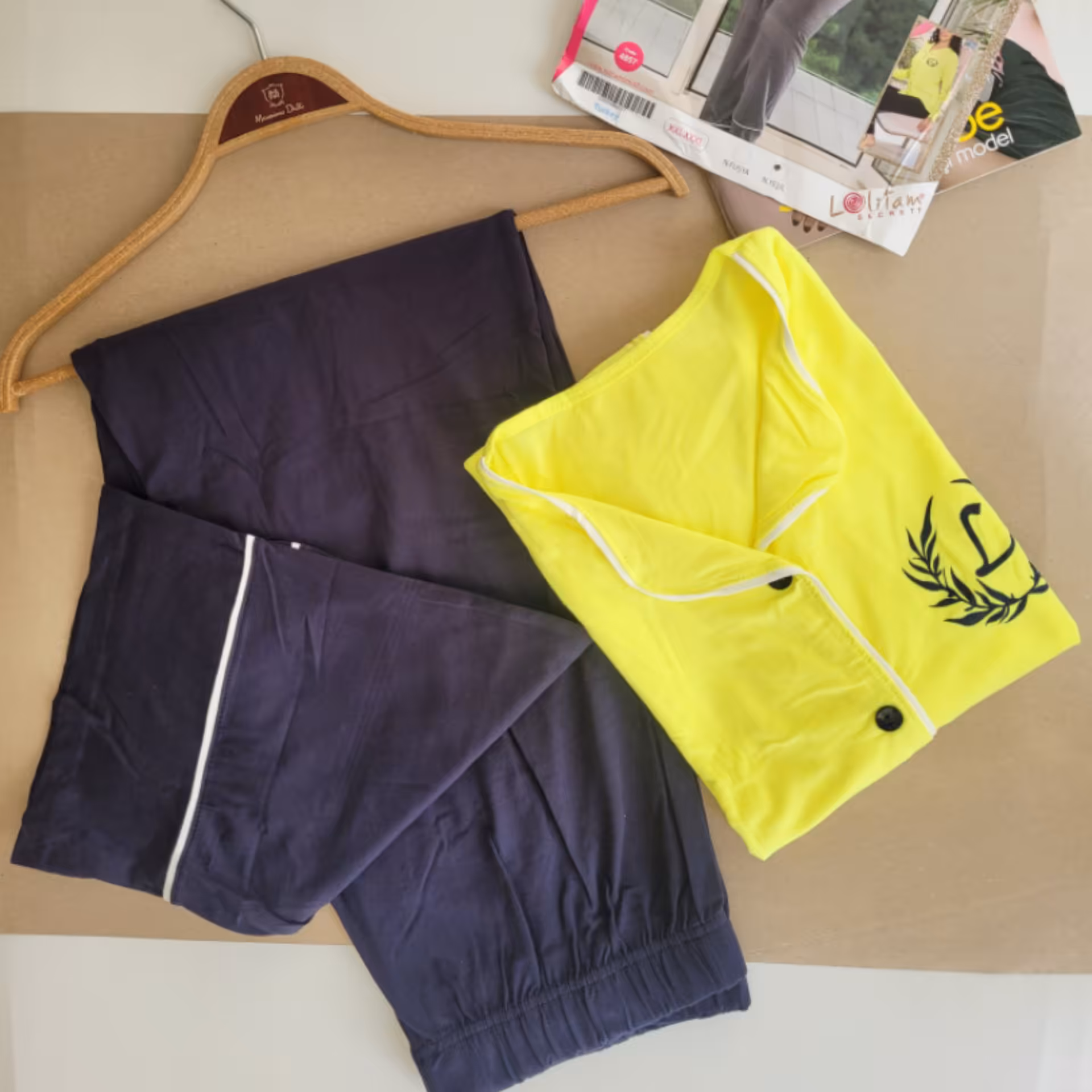 بلوز و شلوار راحتی بیگ سایز زنانه، ترک برند لولیتام