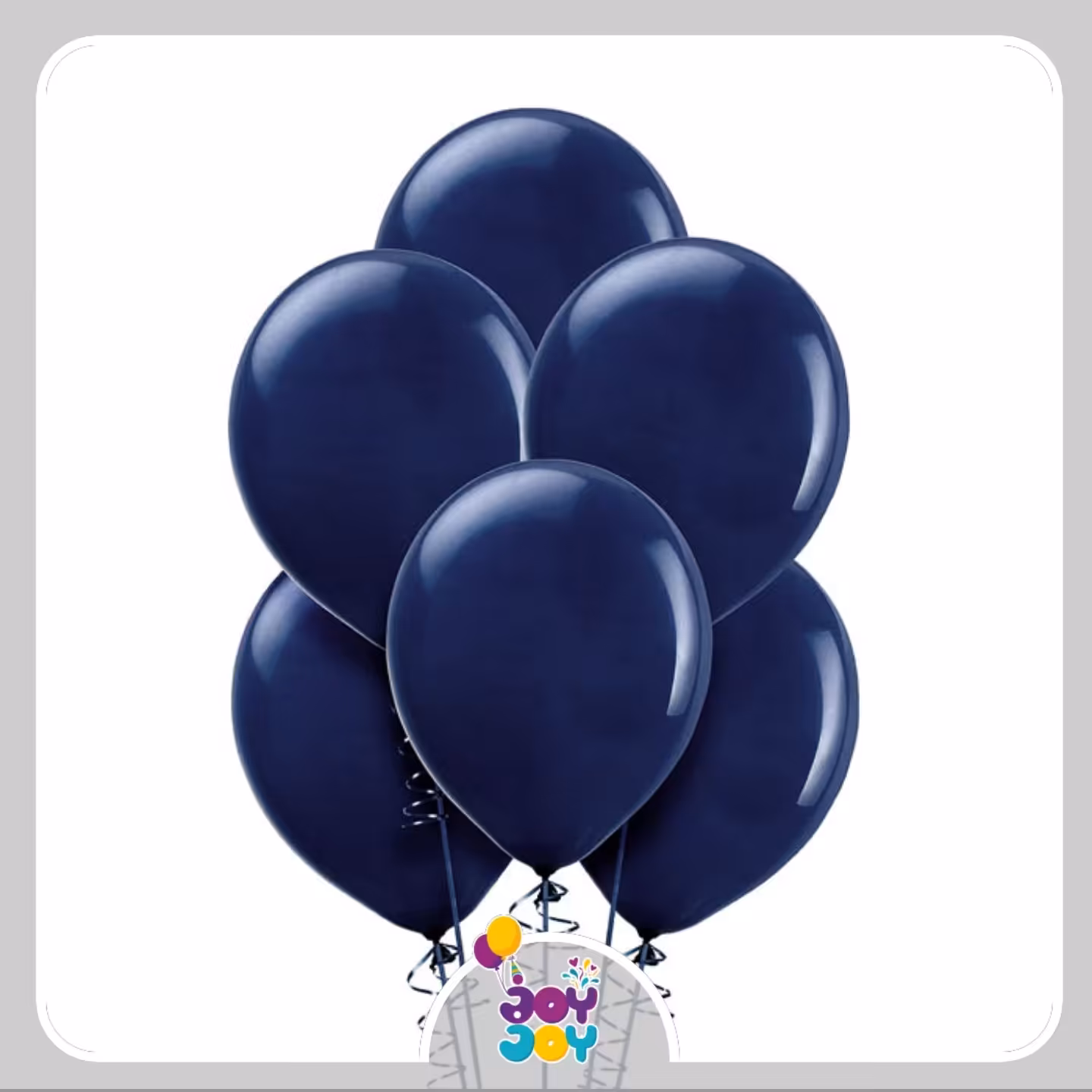 بادکنک سورمه ای - بادکنک لاتکس سورمه ای 12 اینچ سایز معمولی بادکنک