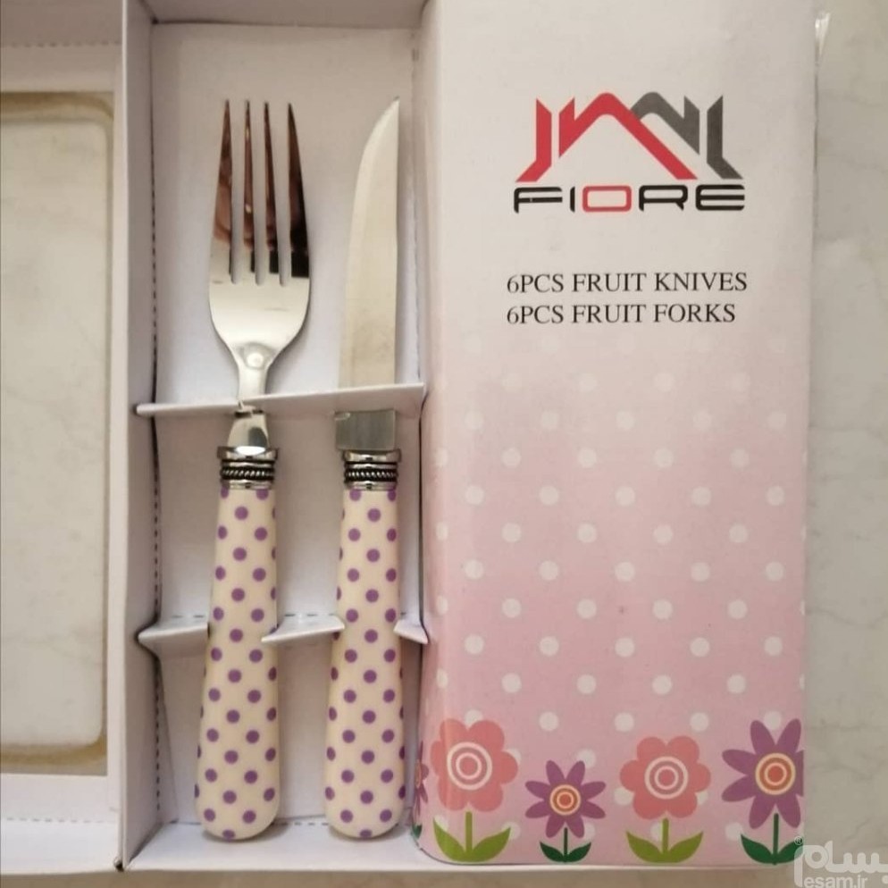 چاقوی میوه خوری 12 عدد چاقو بدون چنگال