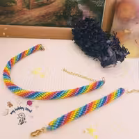 نیم ست اسپیرال رنگین کمان