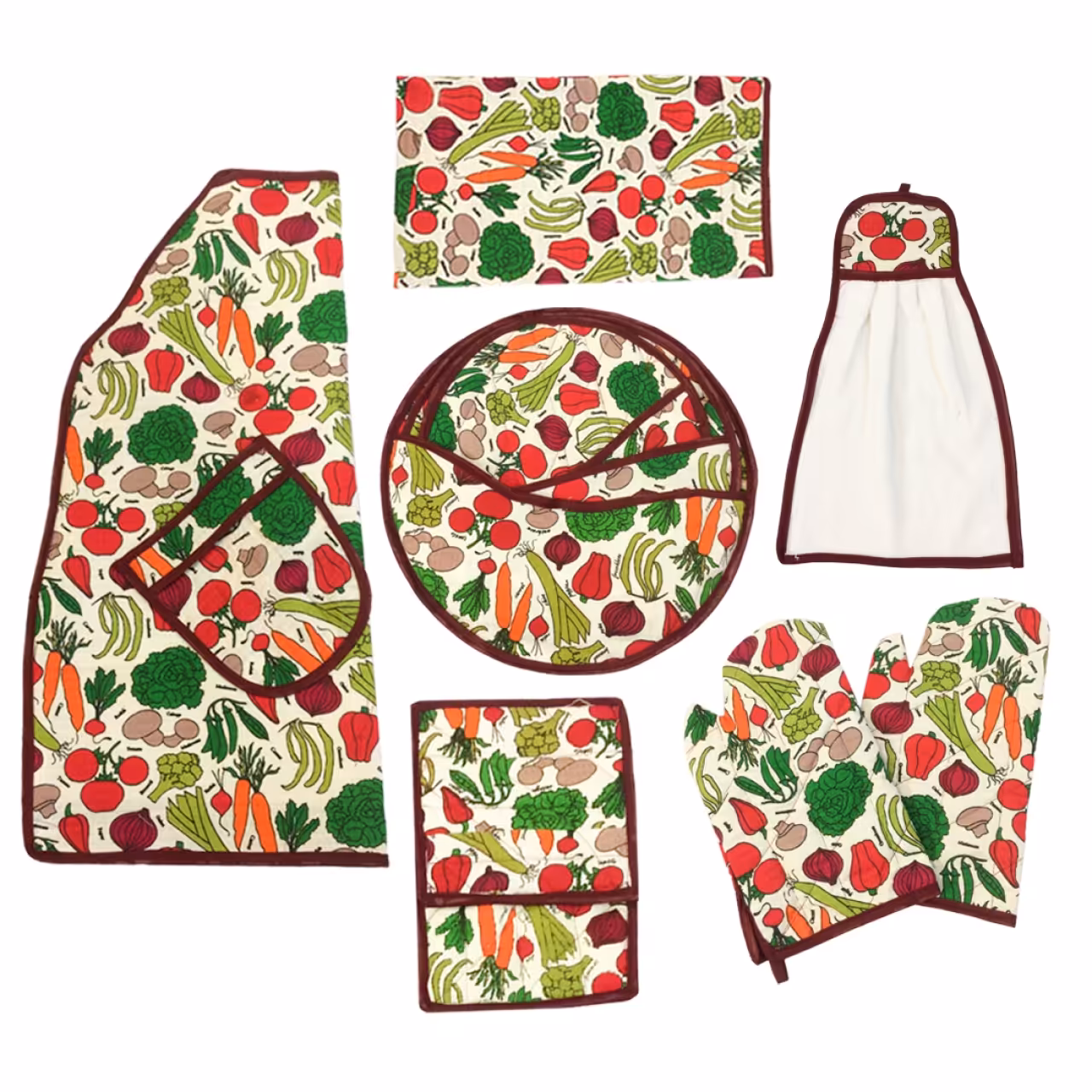 سرویس آشپزخانه 10 پارچه مدل Vegetable