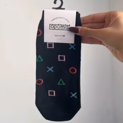 جوراب مچی Playstation نخ پنبه فری سایز