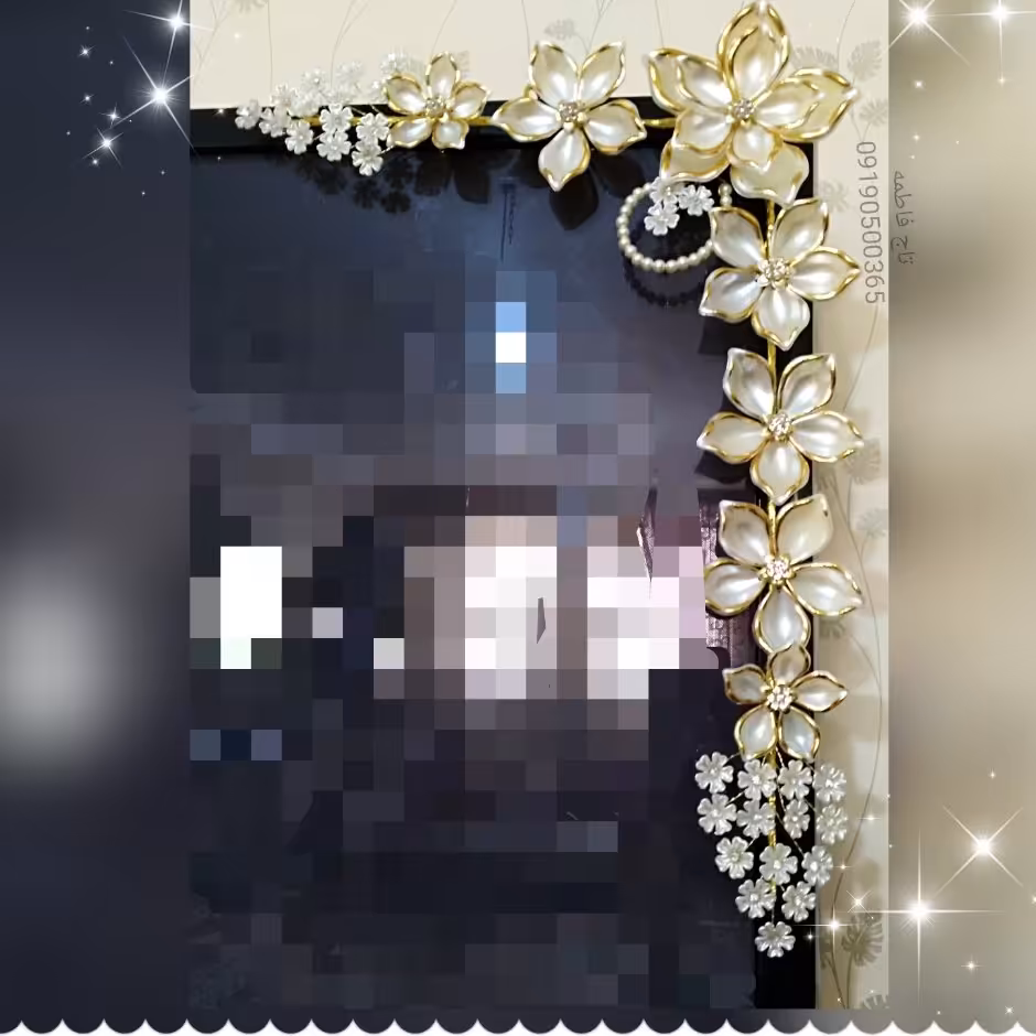 گل تلویزیون گل کریستالی برای تزیین منزل، جهیزیه