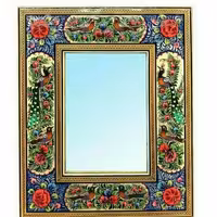 اینه خاتم طرح گل و پرنده کد 5