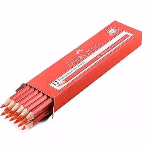 مداد قرمز فابر کاستل 12 عددی