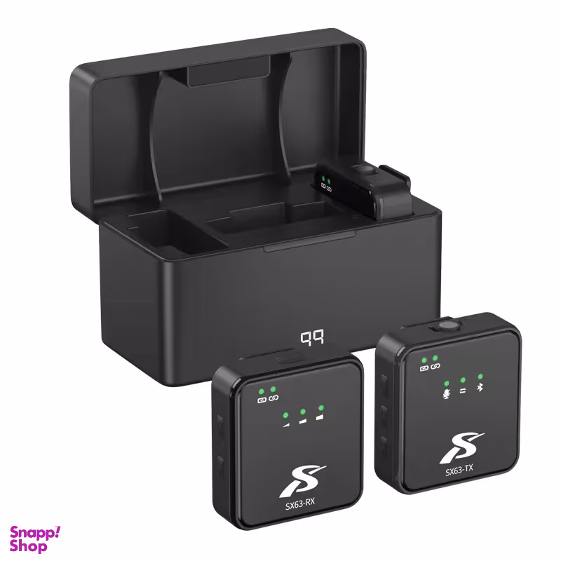 میکروفون یقه ای بی سیم دو کاربره مدل SX63