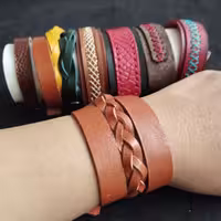 انواع دستبند چرمی