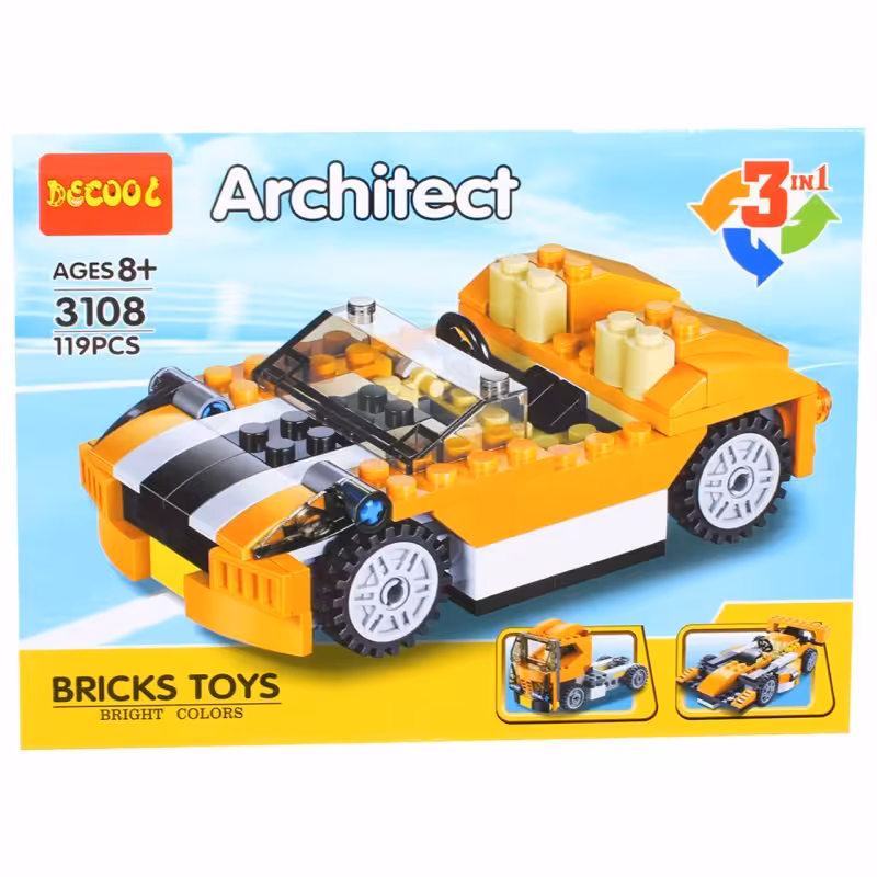 لگو ماشین 3 مدل 119 قطعه Architect 3108 ارسال رایگان 