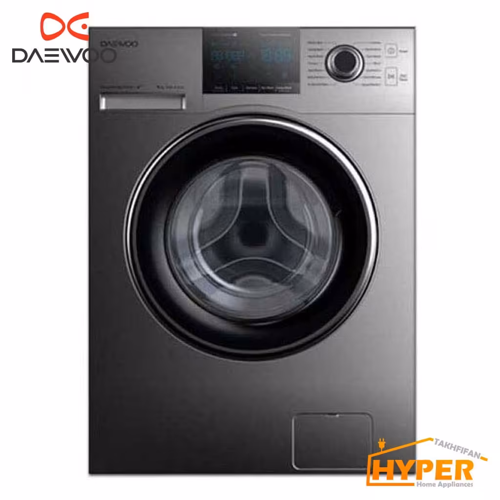 ماشین لباسشویی دوو DWK-YOUNG85S نقره ای 8 کیلویی