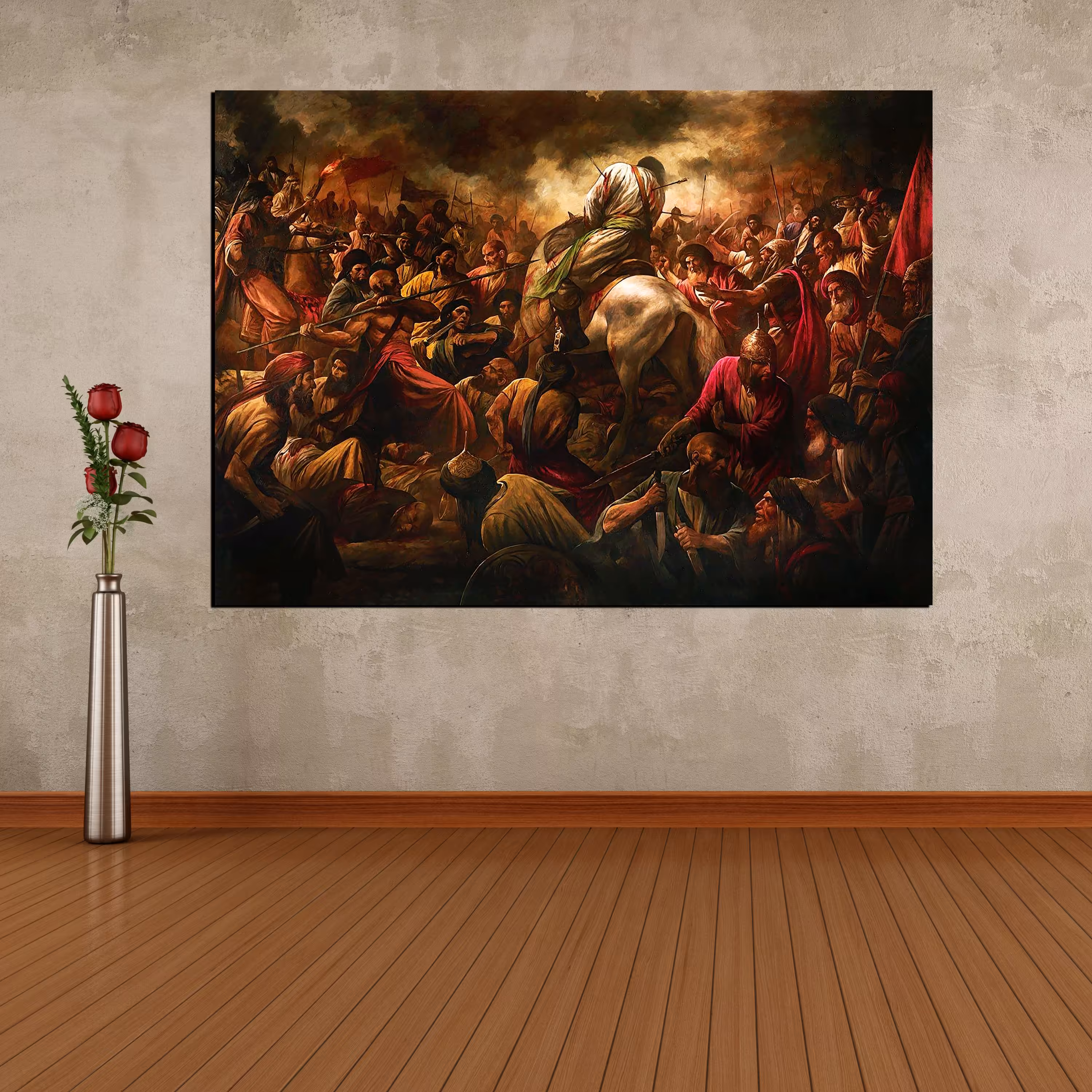 تابلو عاشورا سایز 60x90 سانتیمتر