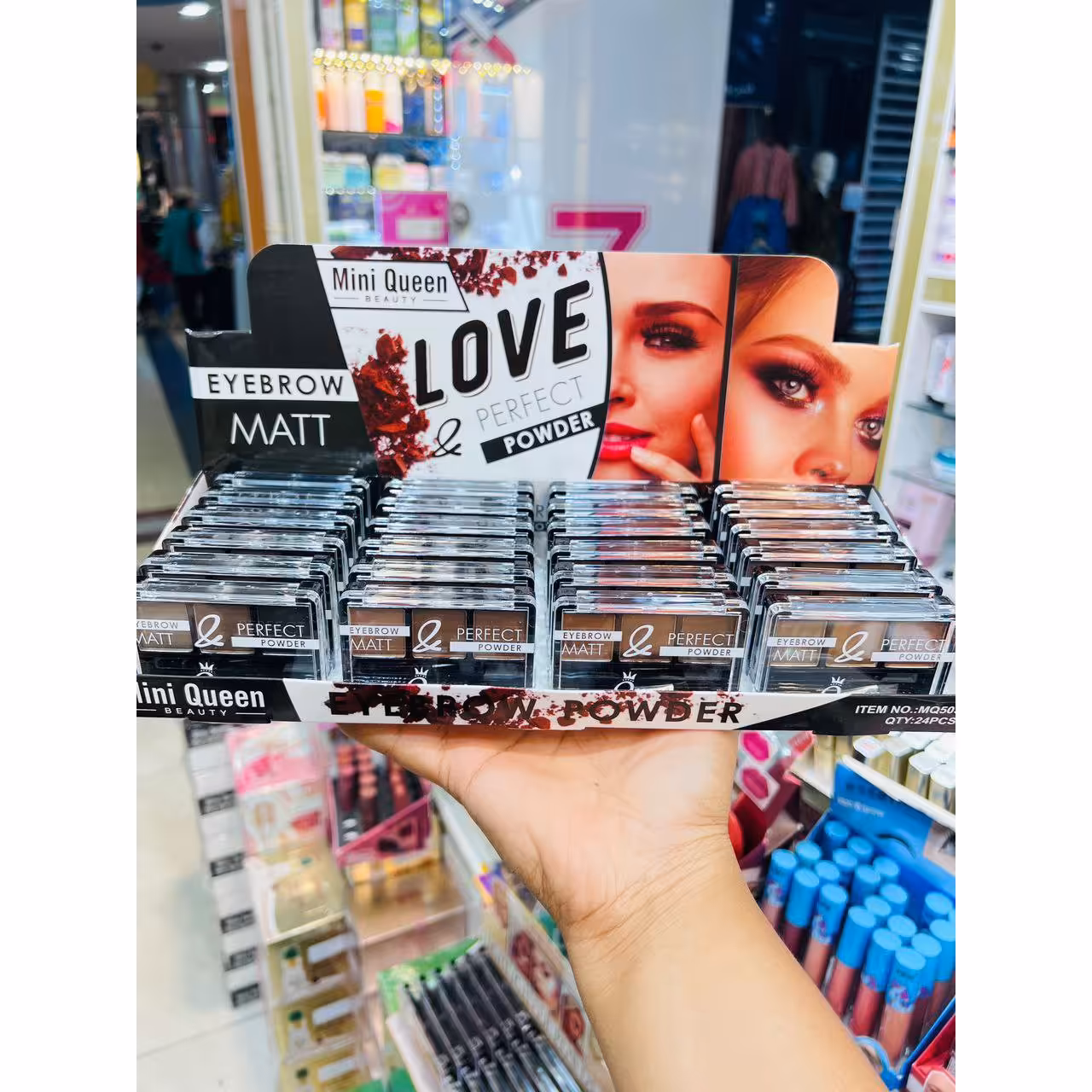 سایه ابروپودری کوئین ضدآب ثبات رنگ 