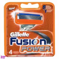 تیغ یدک ژیلت (Gillette) مدل Fusion Power بسته 4 عددی