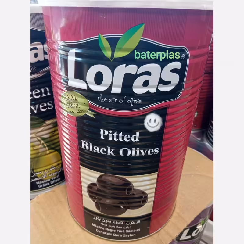 زیتون سیاه درشت بدون هسته لوراس حلب 5 کیلویی | amazonchi