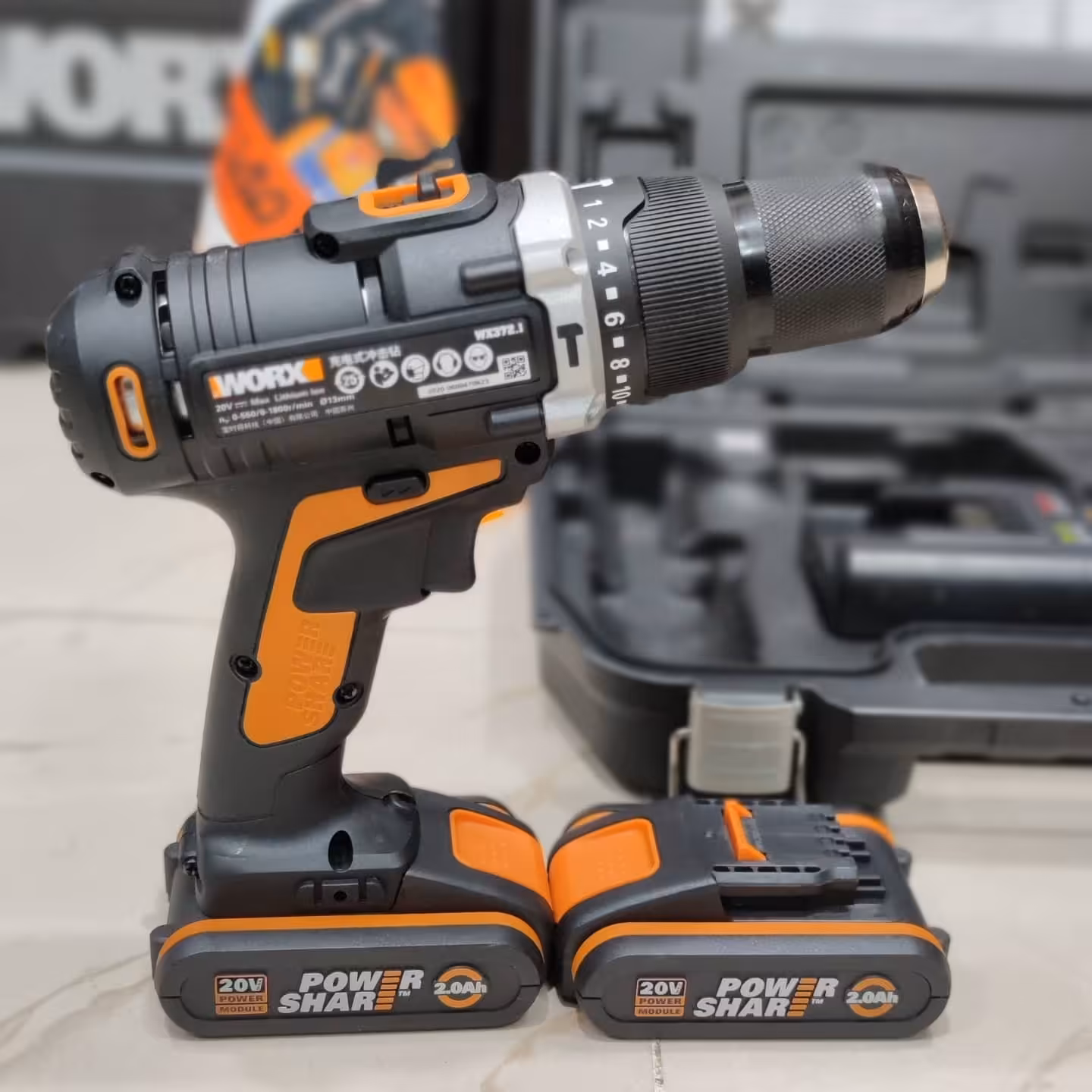 دریل شارژی 
مارک ورکس
Wx37.18
20ولت
سه نظام فلزی
گیربوکسی (پس کرایه)