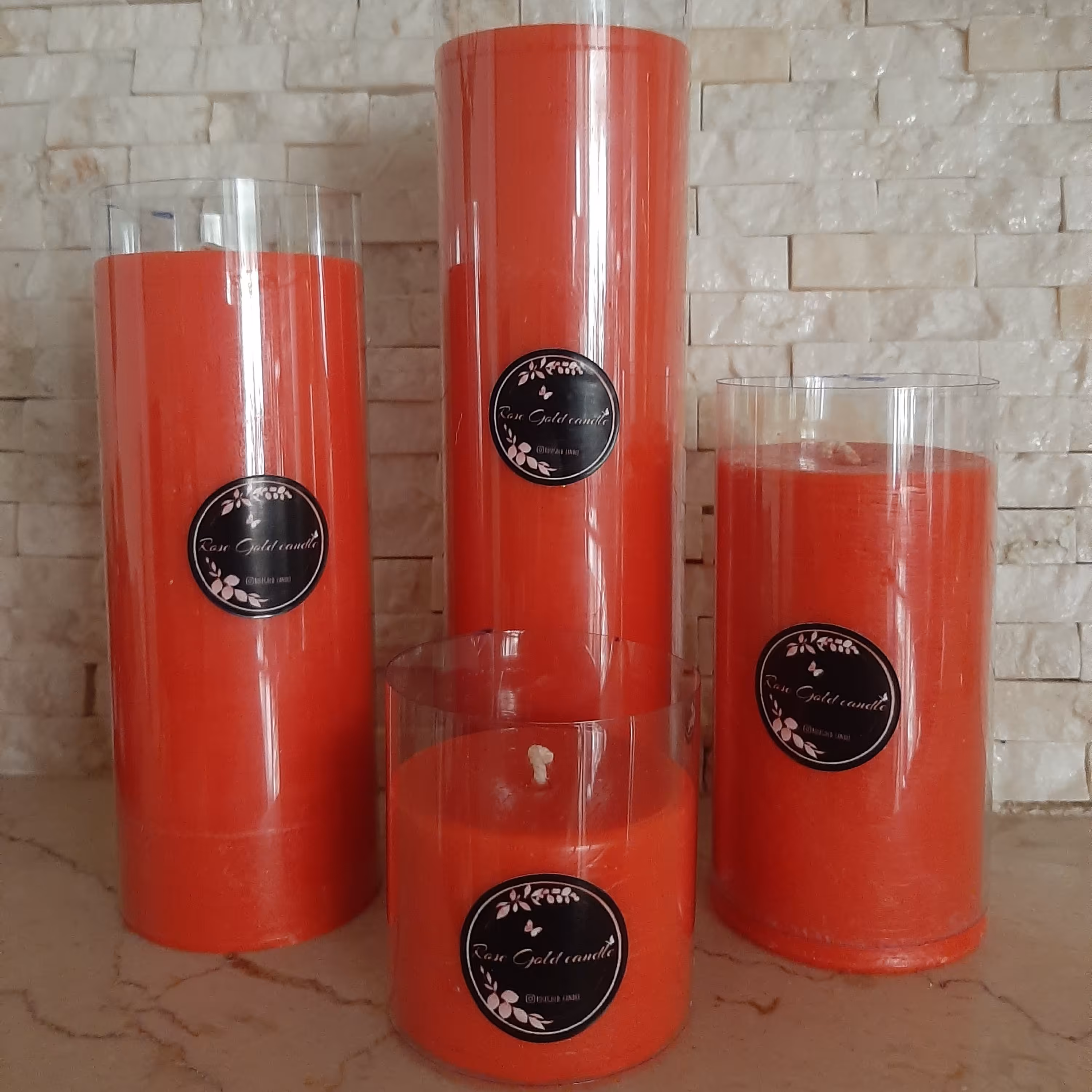 شمع استوانه 4عددی ابعاد 5،10،15،20قطر6