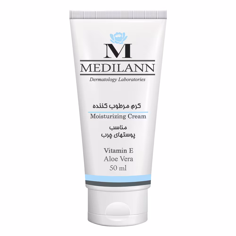 مدیلن کرم مرطوب کننده مناسب پوست های چرب