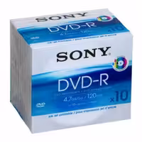 پک 10عددی دی وی دی سونی 10DMR47B-IP