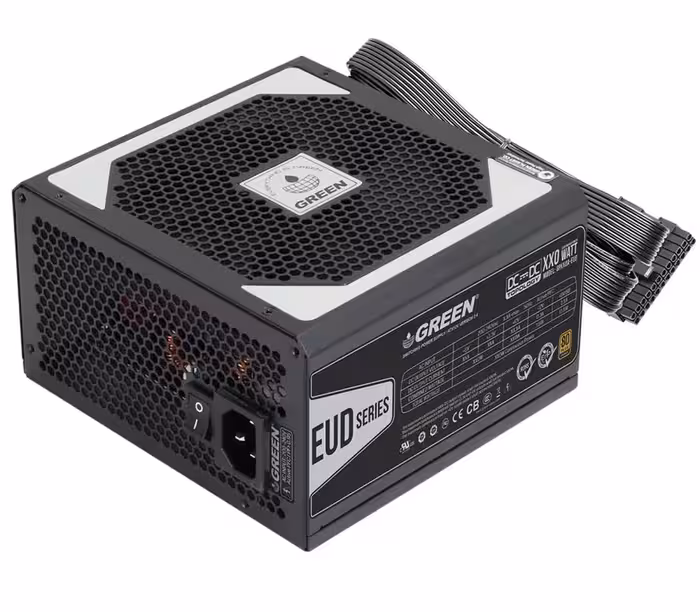 منبع تغذیه کامپیوتر گرین مدل GP430A-EUD 80 Plus Bronze توان 430 وات