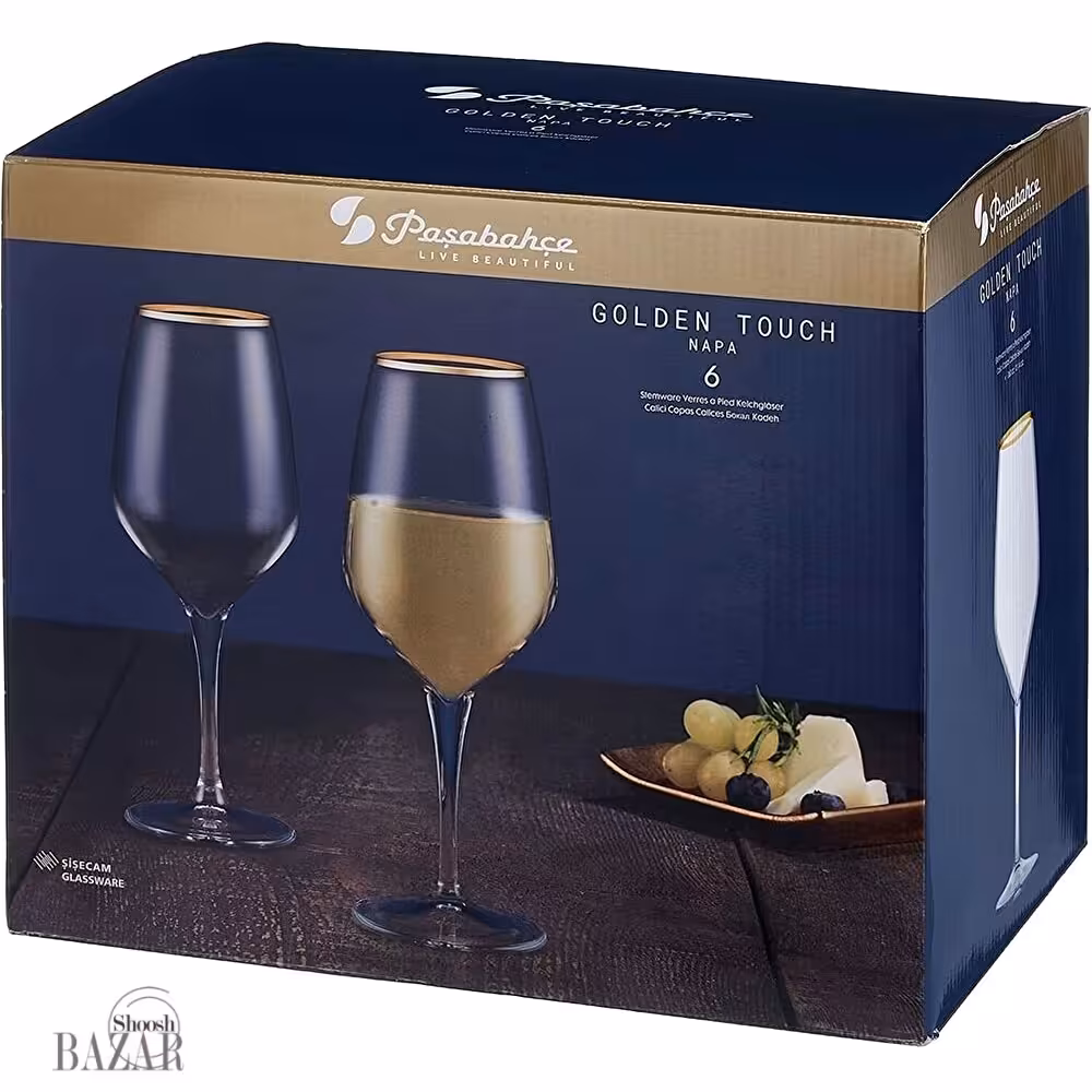 گیلاس ناپا لب طلا پاشاباغچه کد 440359