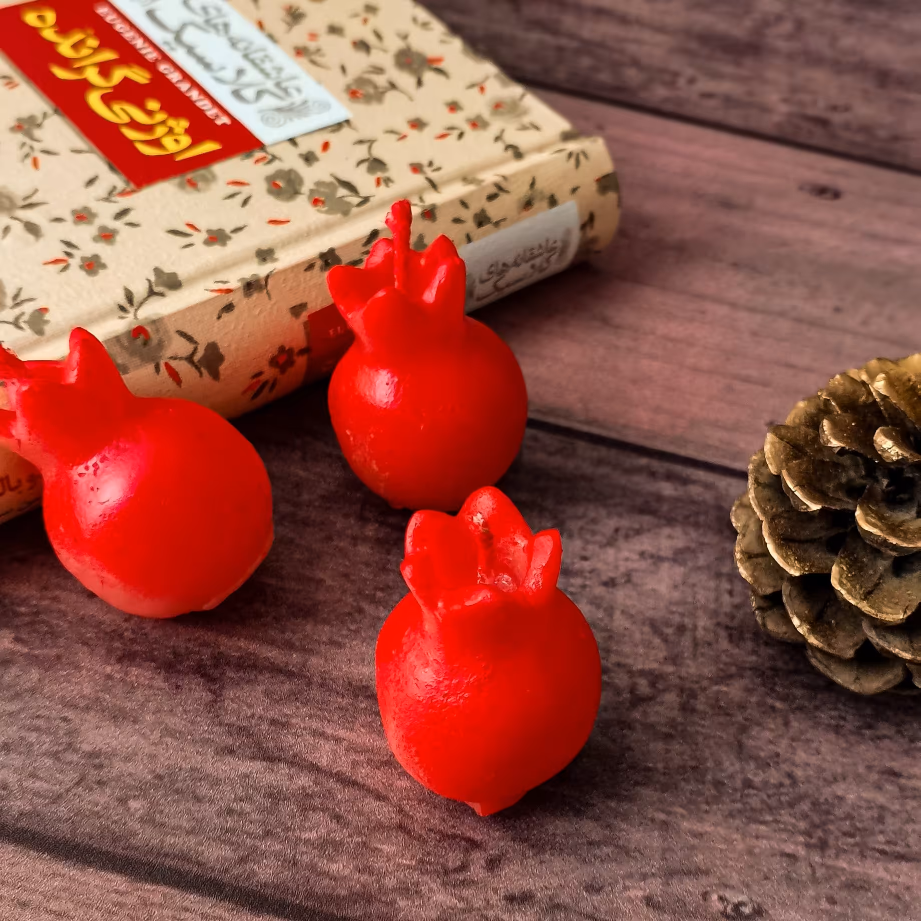 شمع انار کوچک