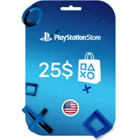 گیفت کارت پلی استیشن 25 دلاری
