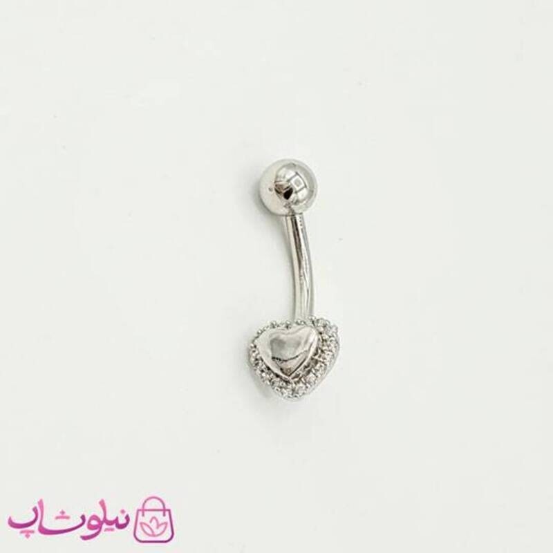 پیرسینگ ناف مدل قلب ریز کد 991
