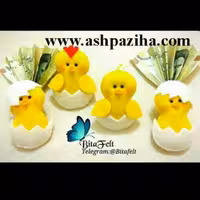 جوجه های رنگی برای سرکلیدی یا دکور 