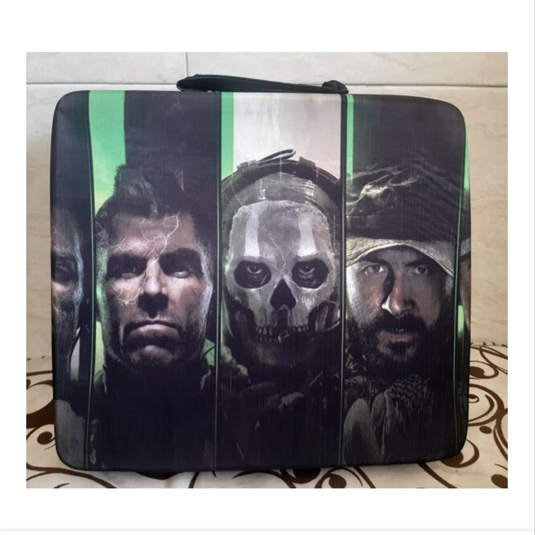 کیف PS4 ضد ضربه طرح Call Of Duty MW2 - کیف کنسول و دسته پلی 4 طرح کال اف دیوتی