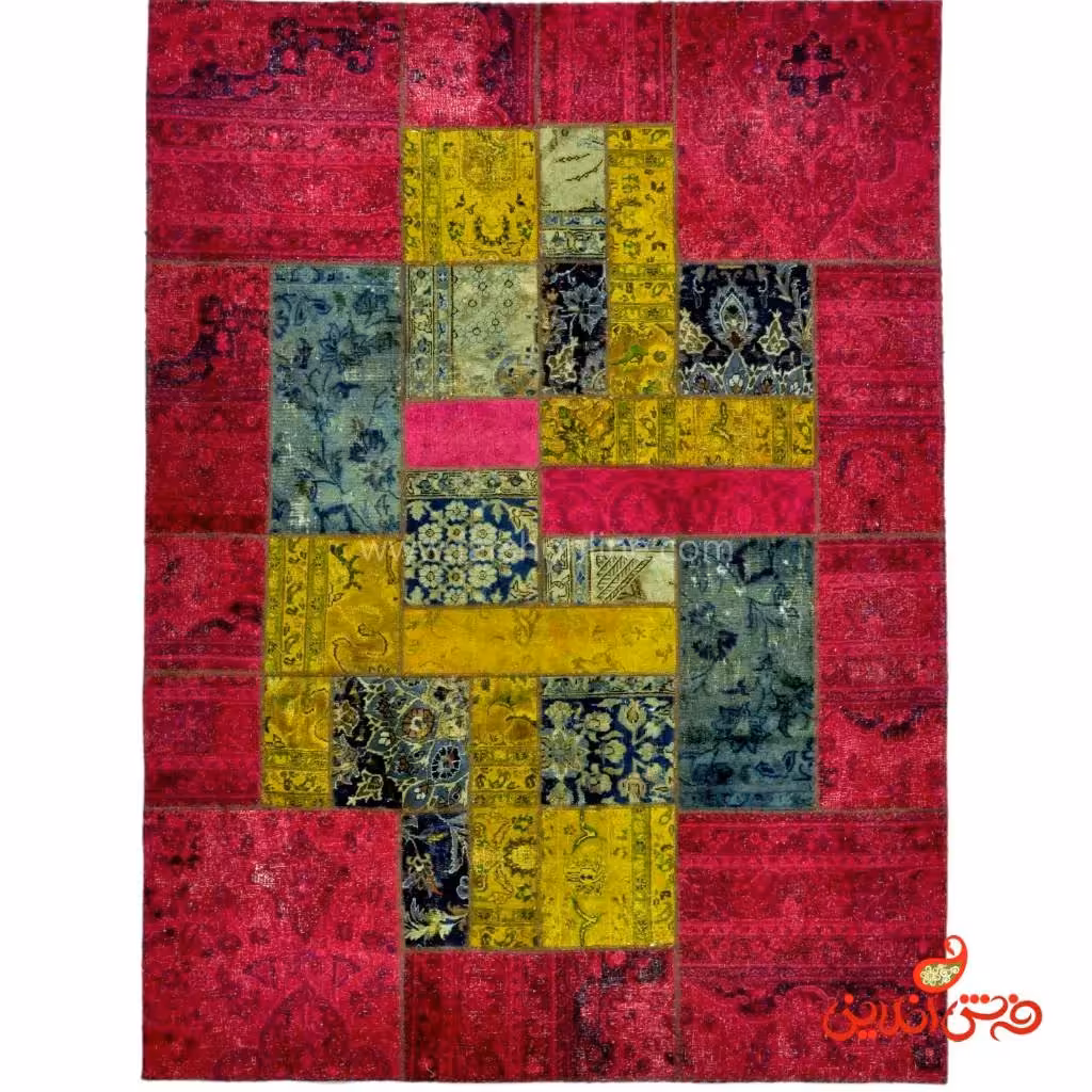 فرش دستباف کلاژ کد 5110