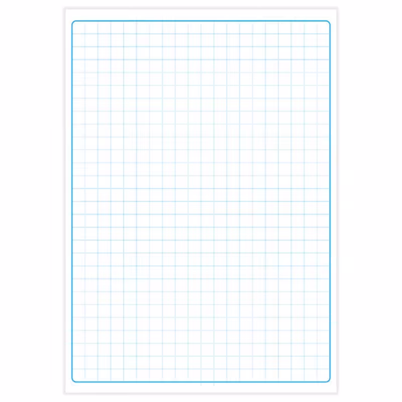 قیمت و خرید کاغذ شطرنجی | درشت 1 سانتی | بسته 100 برگی 📃