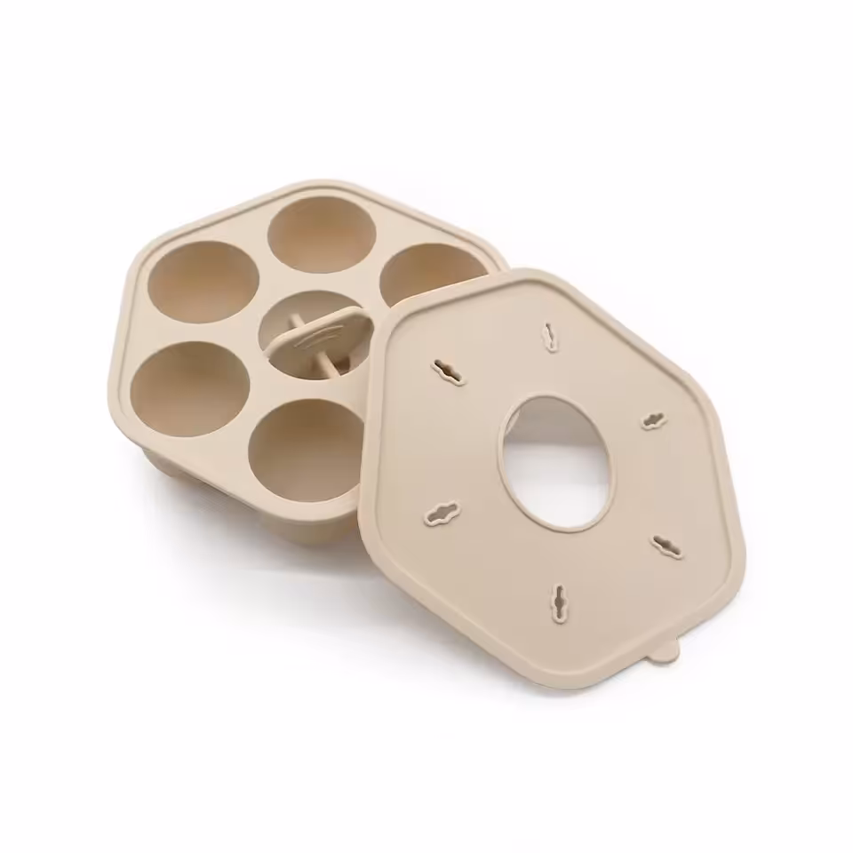 ظرف و قالب سیلیکونی پاپسیکل - کرم