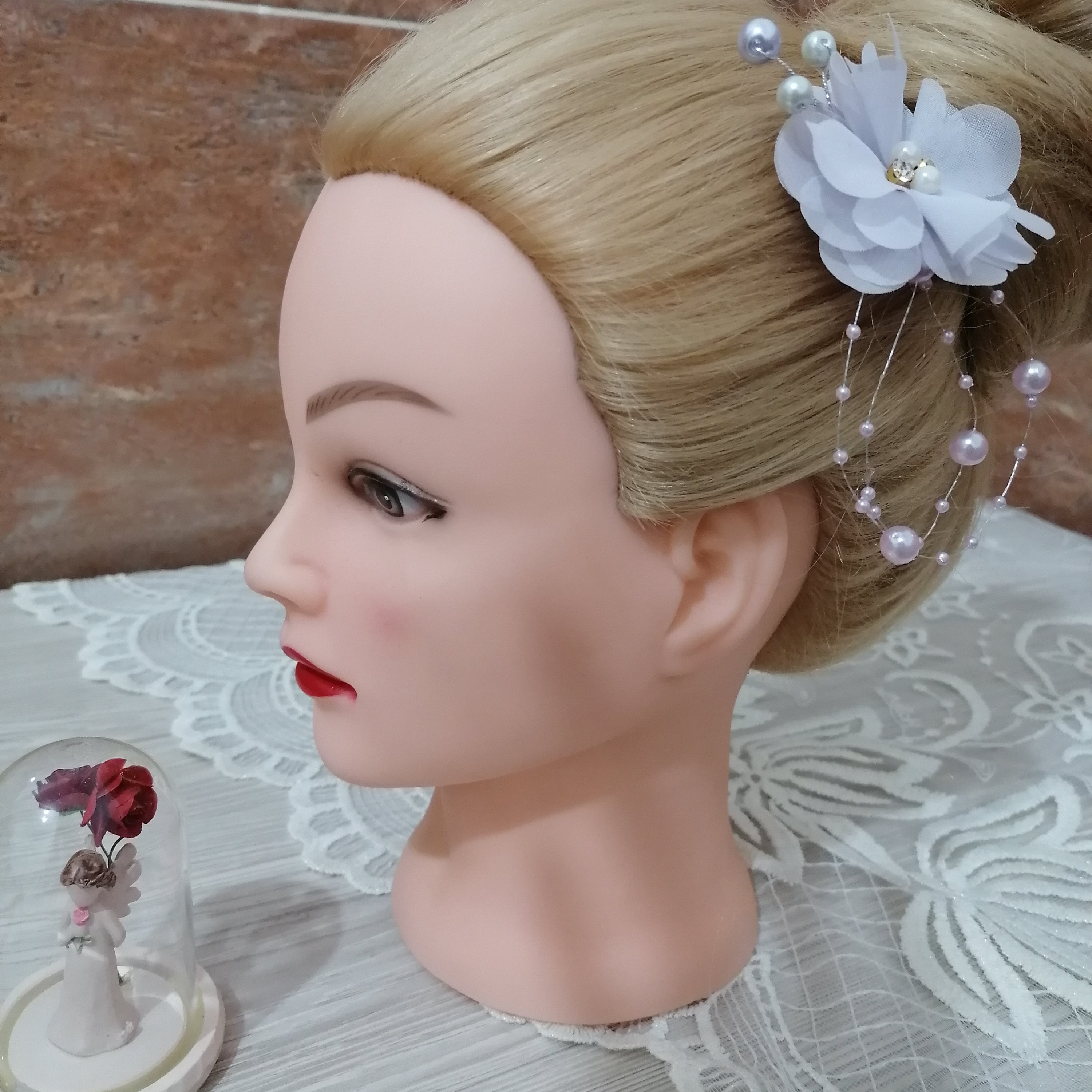شانه مو یاسی رنگ مدل آهو