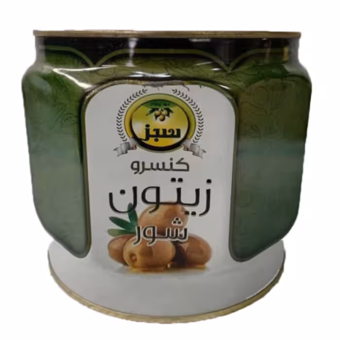 زیتون شور باهسته قوطی 2550 گرمی - مهدپروران سبز