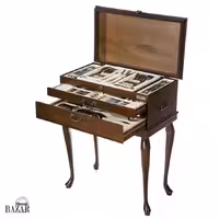 سرویس قاشق و چنگال 136 پارچه ناب استیل مدل فلورانس