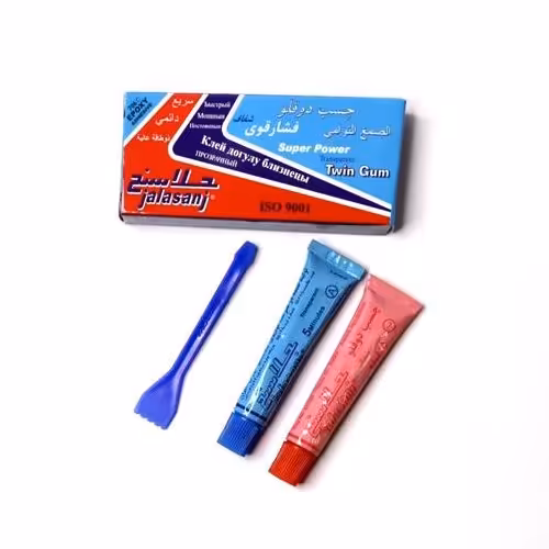 چسب دوقلو جلاسنج و غفاری شفاف فشار قوی