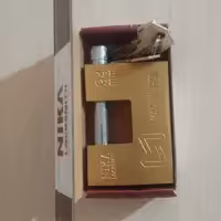 قفل کتابی طرح برنجی نیکا ساخت شرکت  نیکا