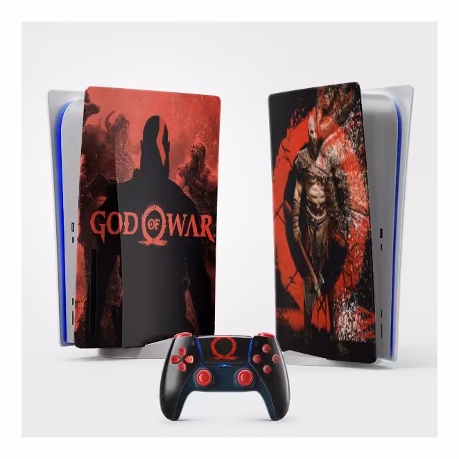 اسکین(برچسب)Playstation 5-طرح GOD OF WAR-مدل استاندارد-کد63-سفارشی