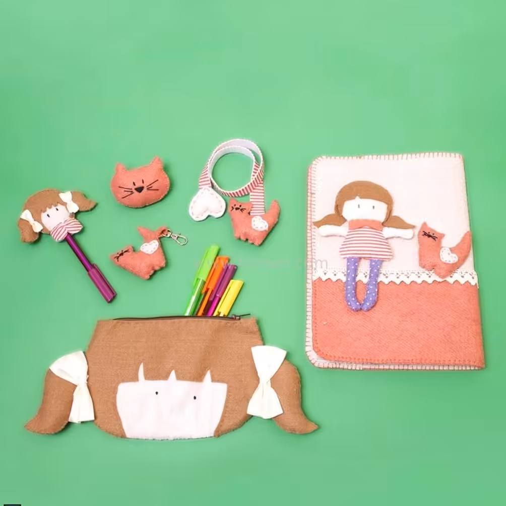 ست نمدی دخترانه