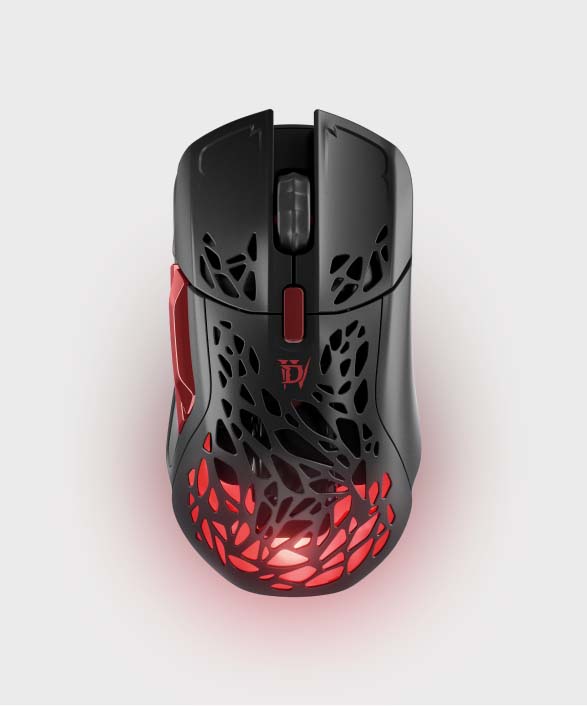 خرید ماوس SteelSeries AEROX 5 WIRELESS DIABLO IV EDITION با بهترین قیمت