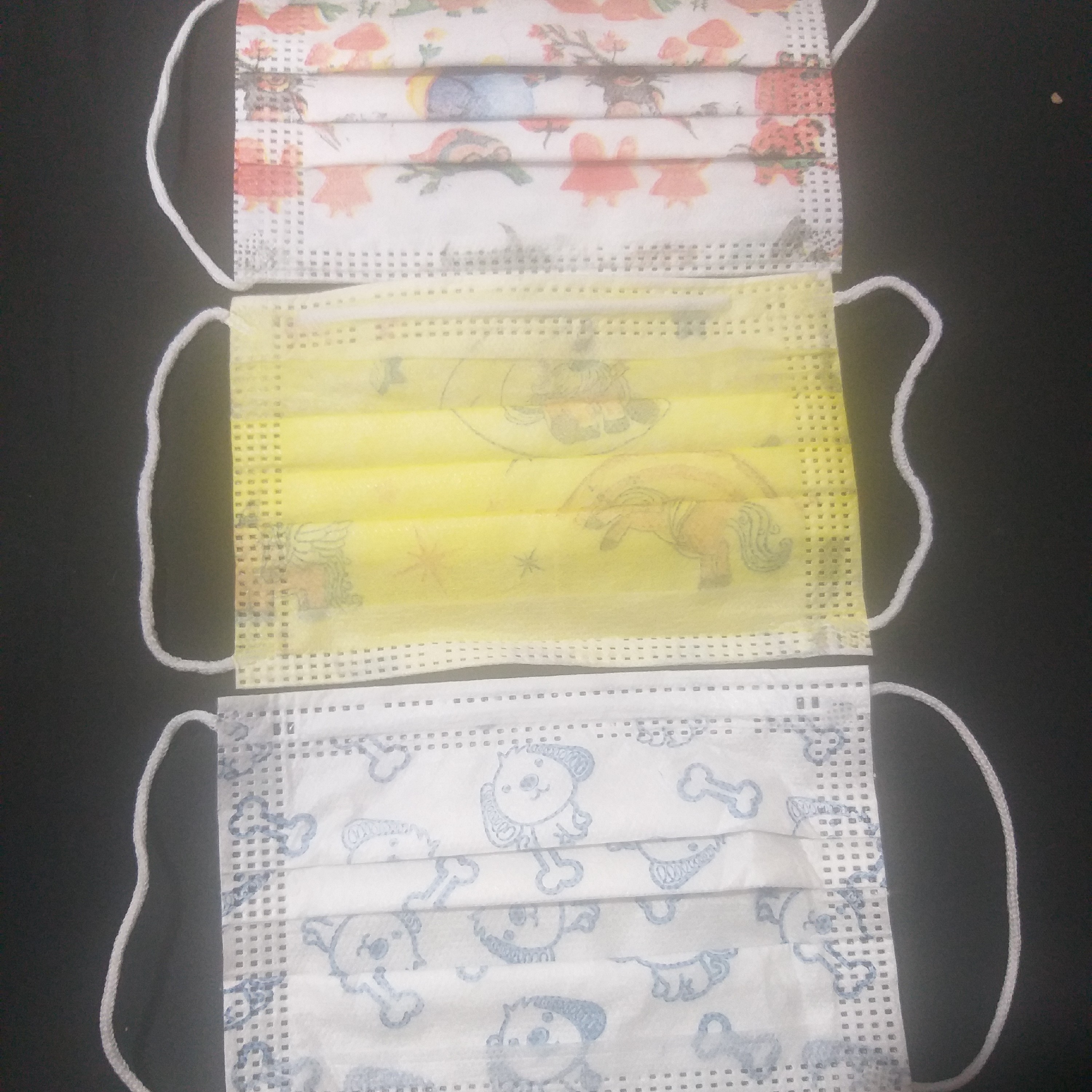 ماسک کودک طرح دار 50 تایی
