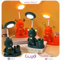 چراغ خواب تراش دار و جا قلمی – مدل رندوم