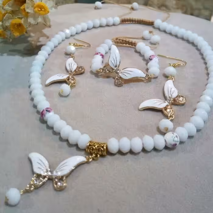 ست پروانه کریستالی مجلسی