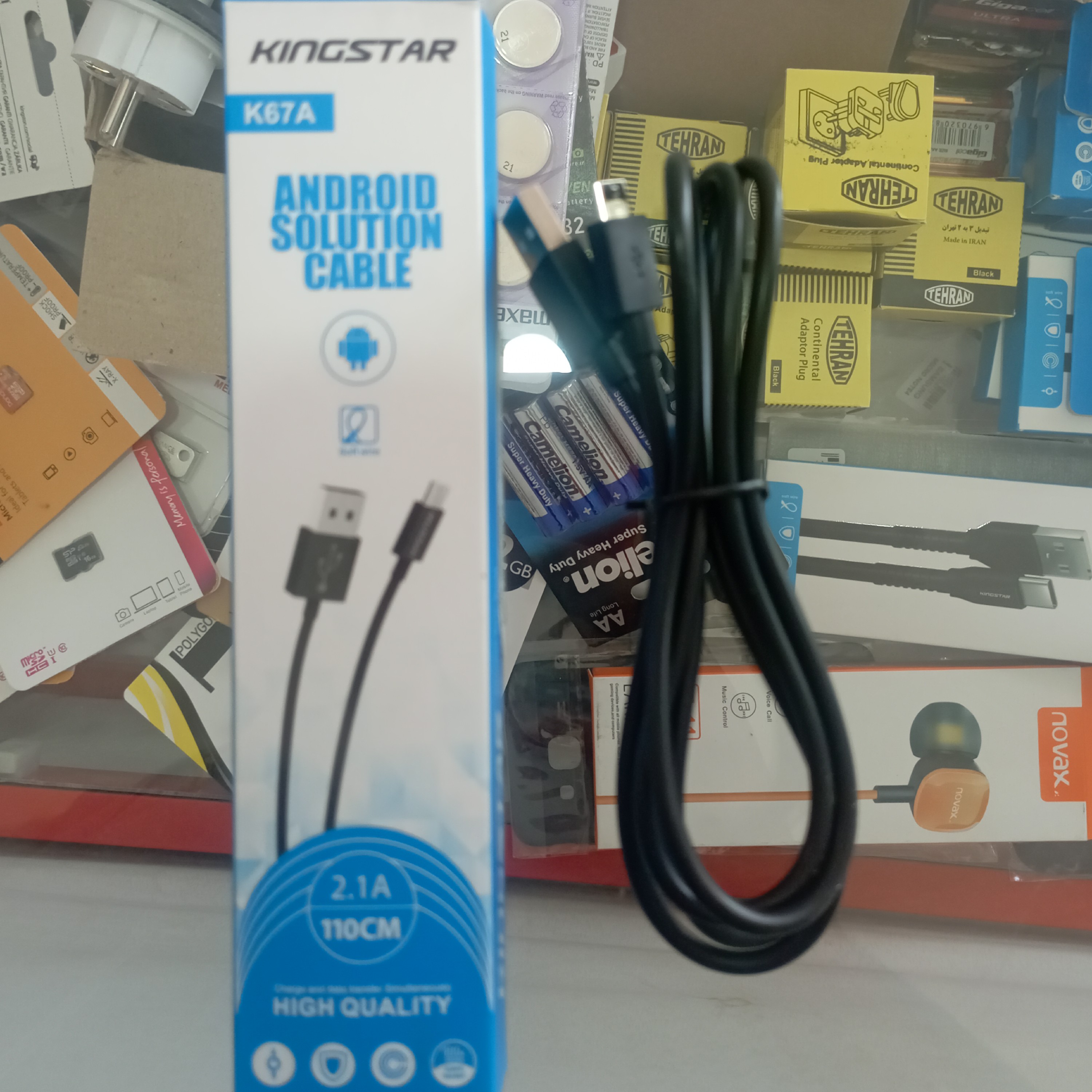 کابل شارژر میکرو کینگ استار مدل k67a