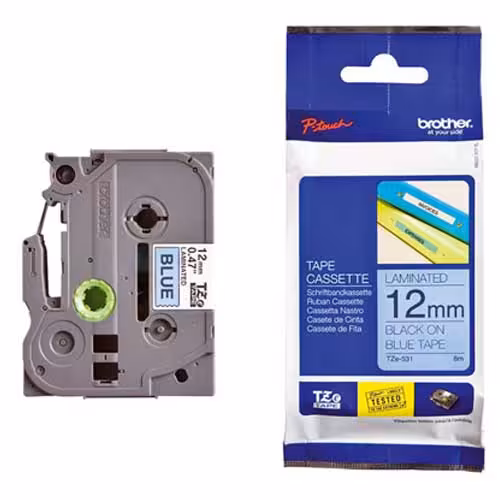 برچسب لیبل پرینتر برادر مدل TZe-531