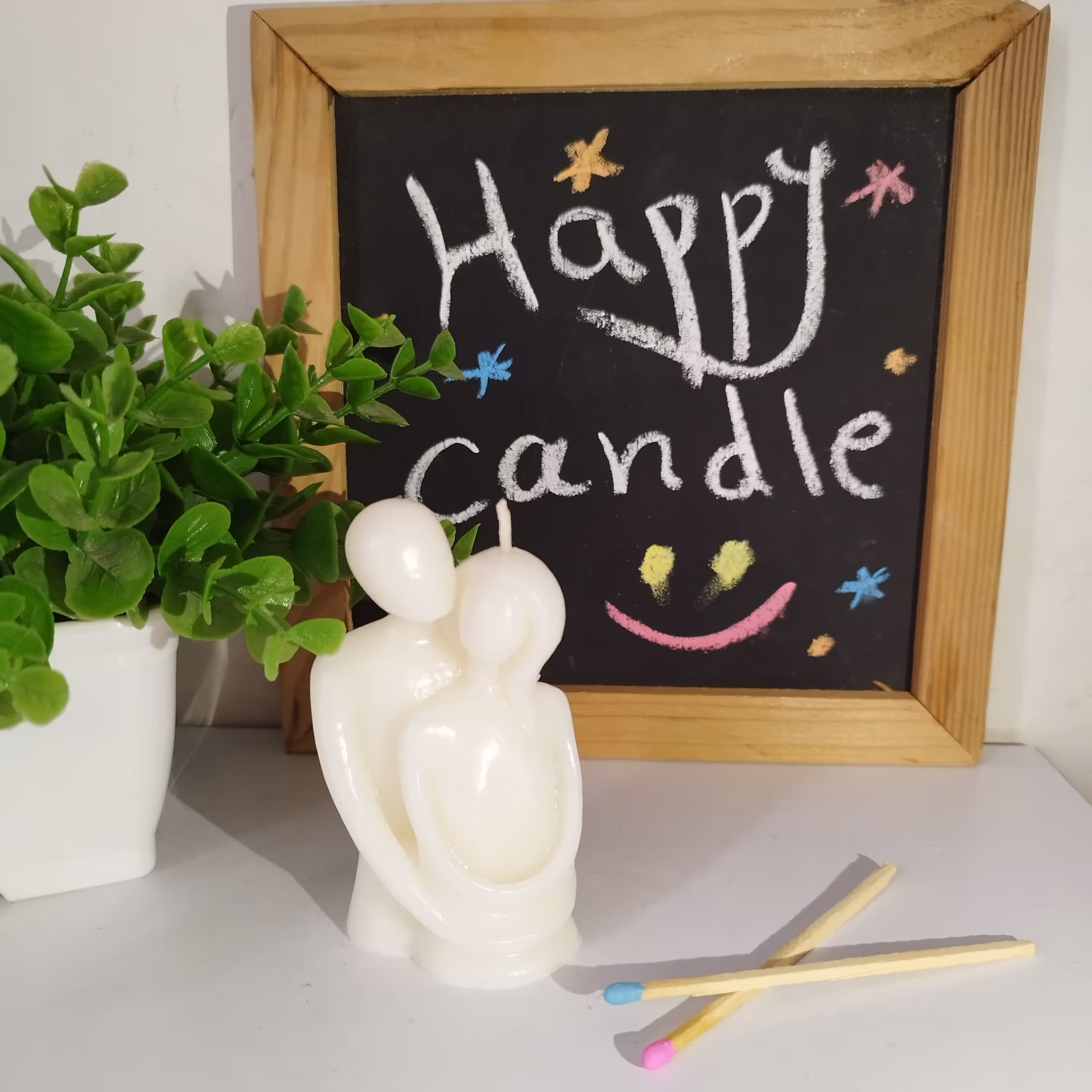 شمع دست ساز آغوش