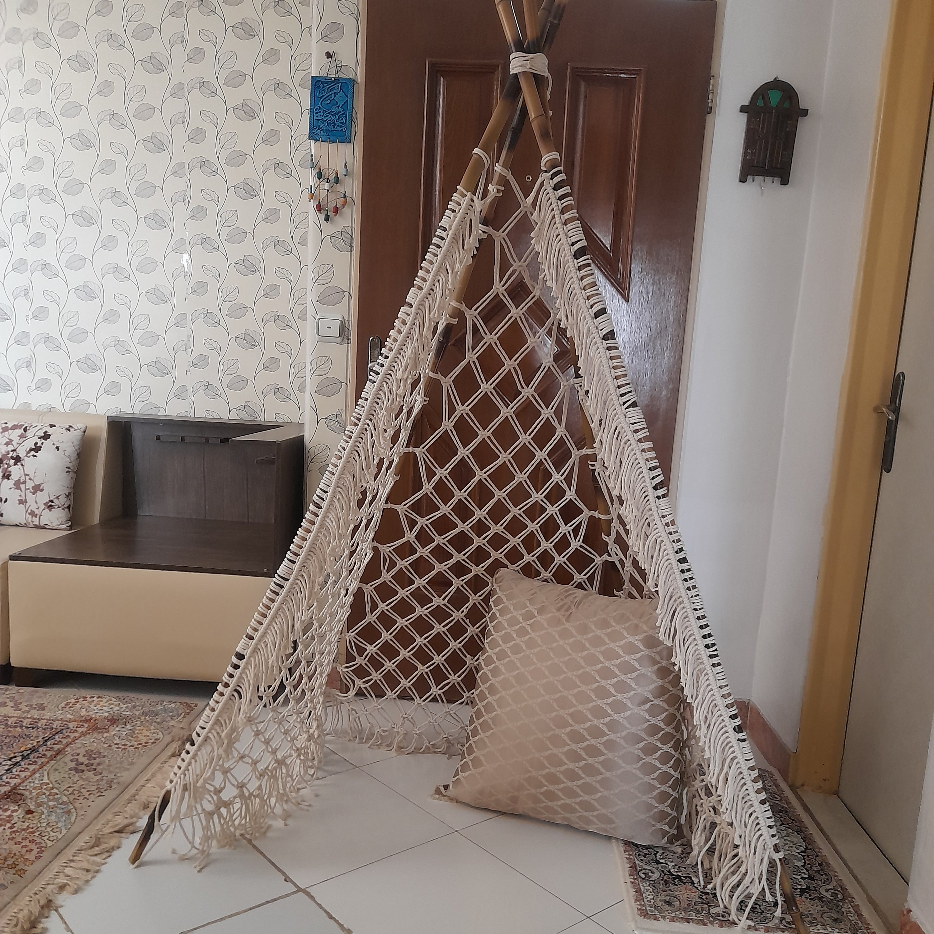 چادر سرخپوستی مکرومه 