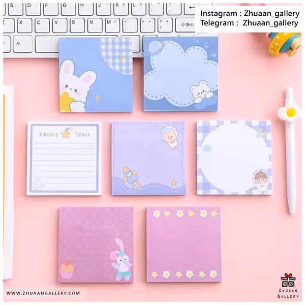 استیکی نت Space Rabbit مربعی فانتزی