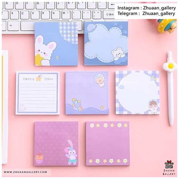 استیکی نت Space Rabbit مربعی فانتزی