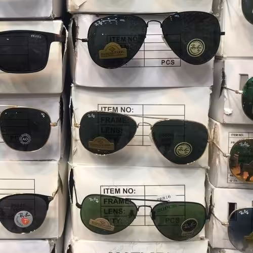 عینک آفتابی مردانه خلبانی برند ریبن (مشکی)