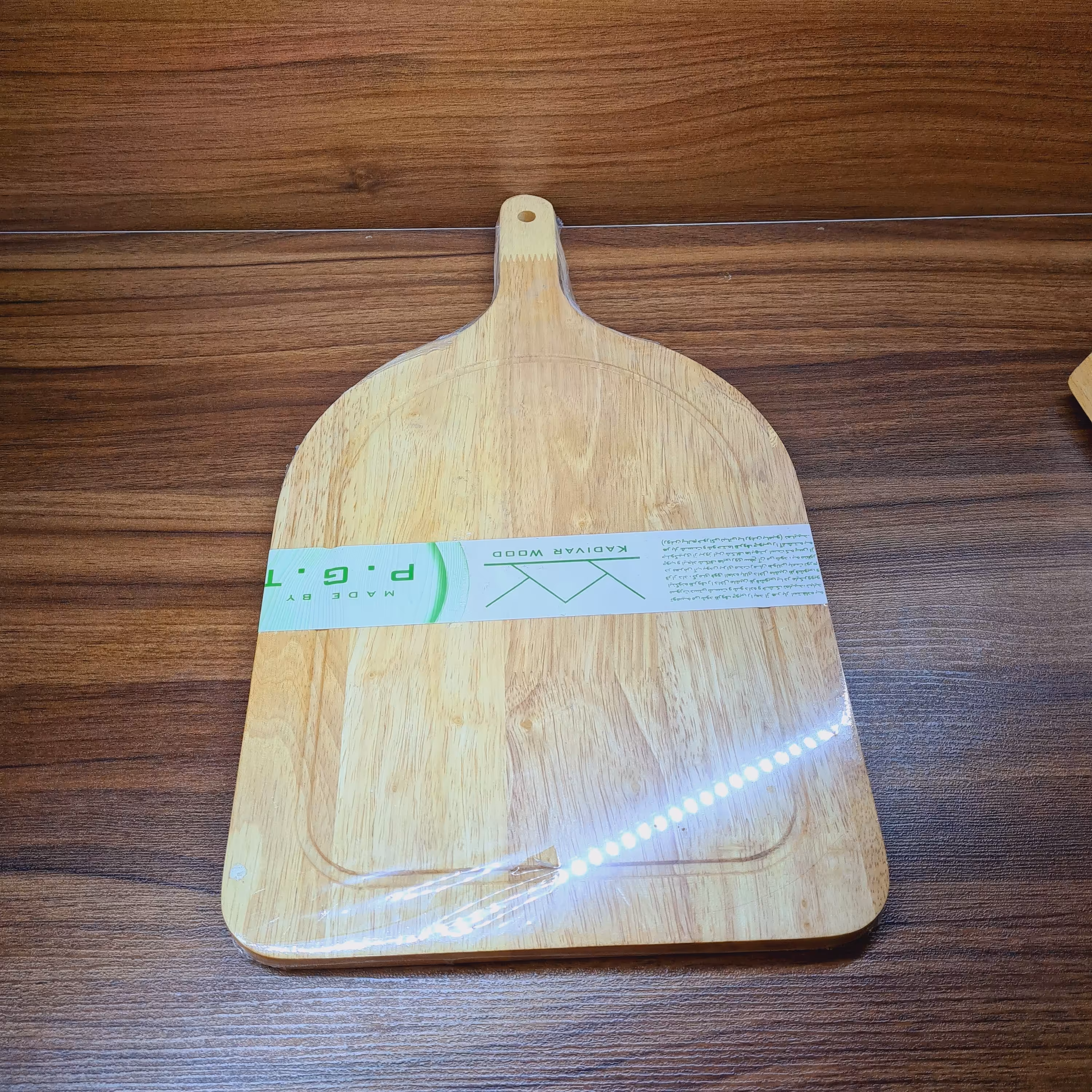 تخته گوشت دسته دار ( تخته گوشت ، تخته استیل ، پیتزا ، سرو تخته پذیرایی ، چوبی )